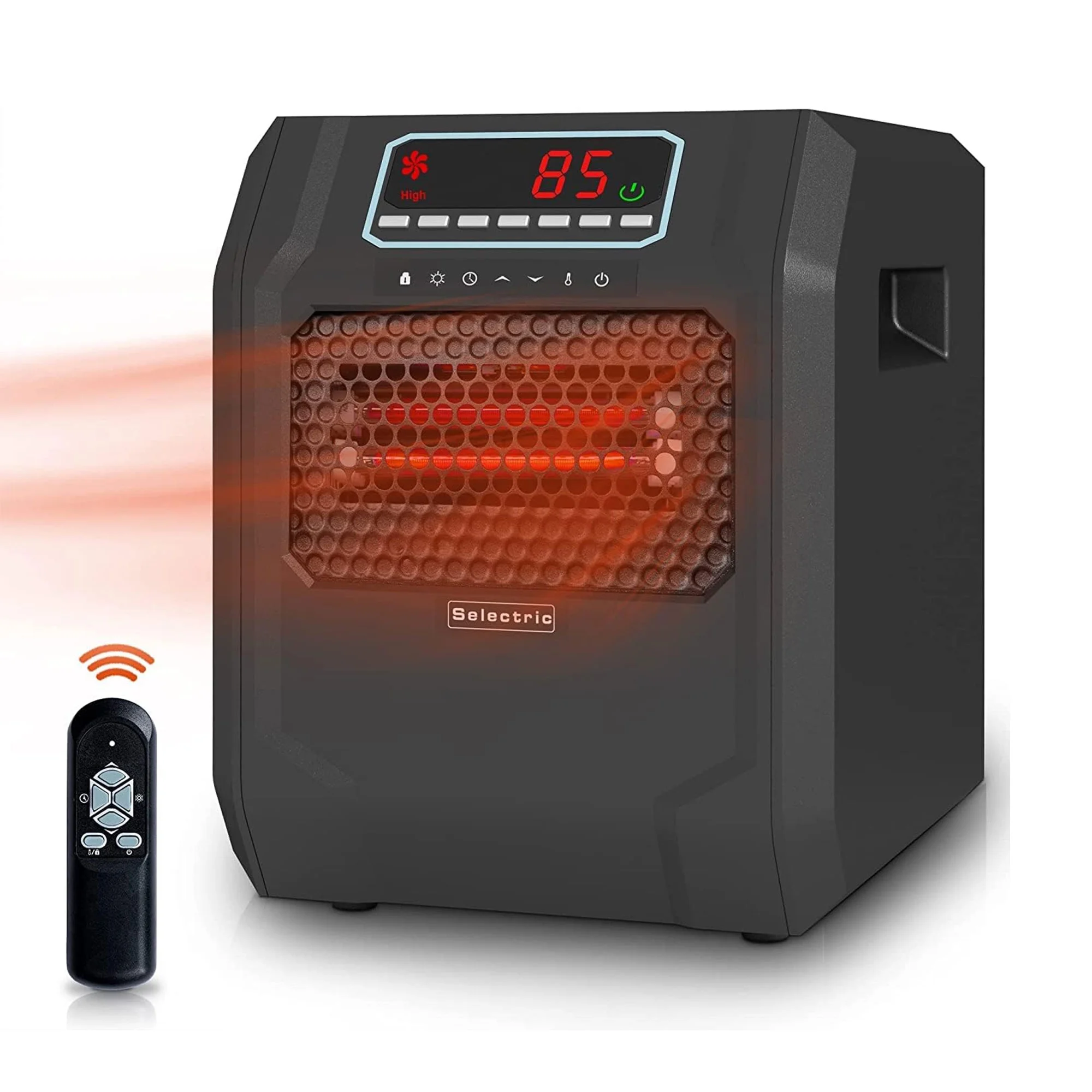 VOLTORB Electric Space Heater with Remote Control & Fan Only Mode (2 Pack)