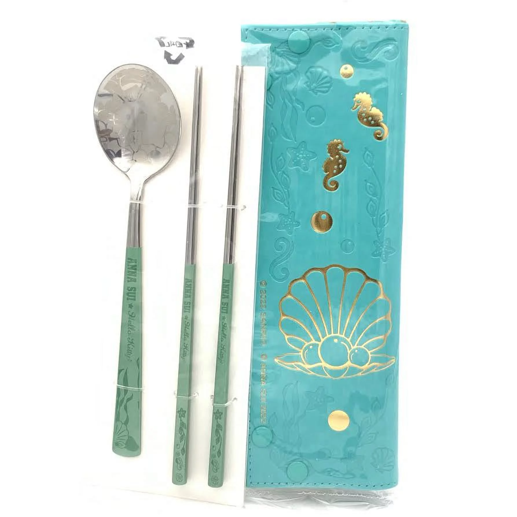 Anna Sui & Hello Kitty 環保餐具組-美人魚款