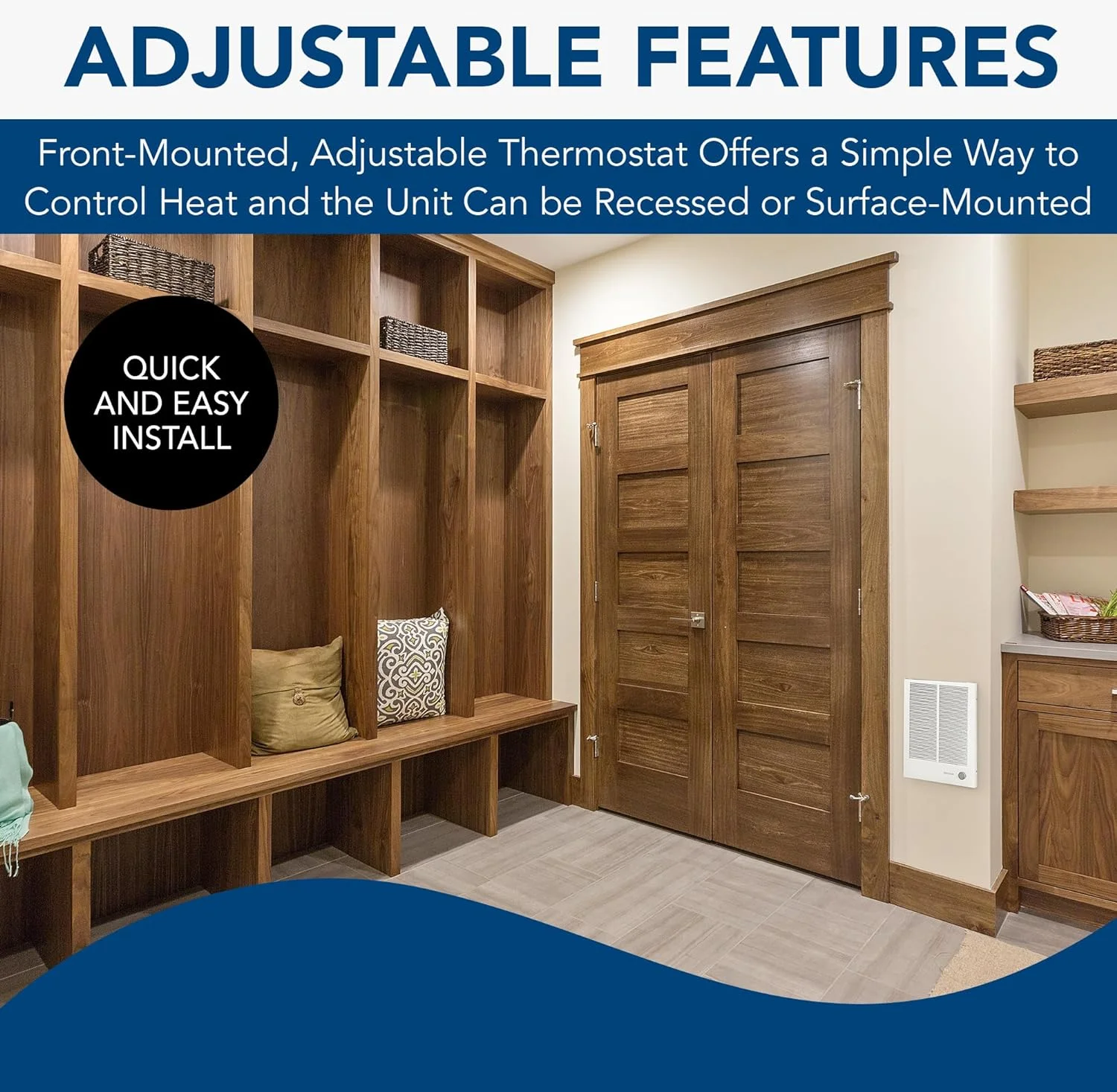 Broan 194 Wall Heater - White