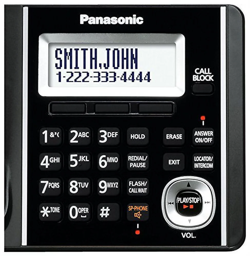 Pre-Owned Panasonic KXTGF340B Dect 1-Handset Landline Telephone (Refurbished)