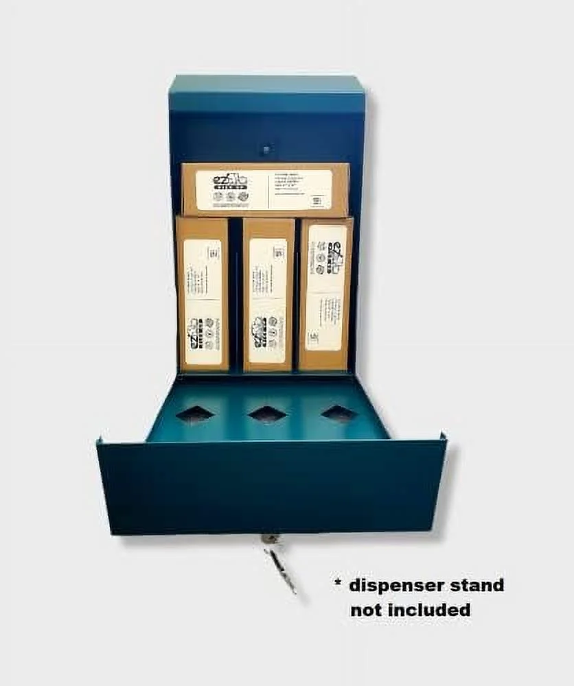 EZ  Dog Waste Bags 10 Rolls, Case Of 2000 Bags (200 Bags Per Roll)