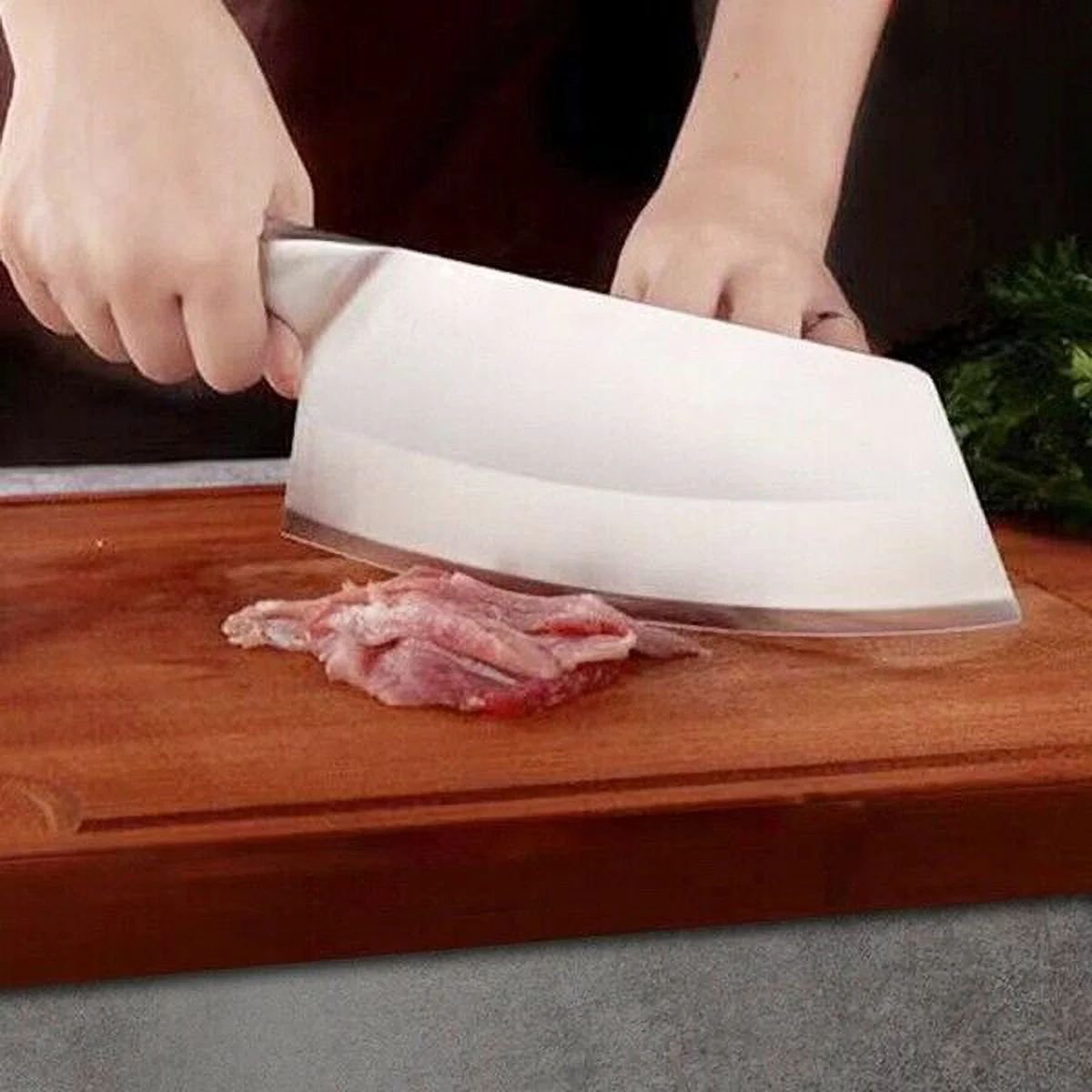 8 'Stainless Steel Kitchen Knife Meat Chopping Cleaver Butcher Slicing Chef Knife