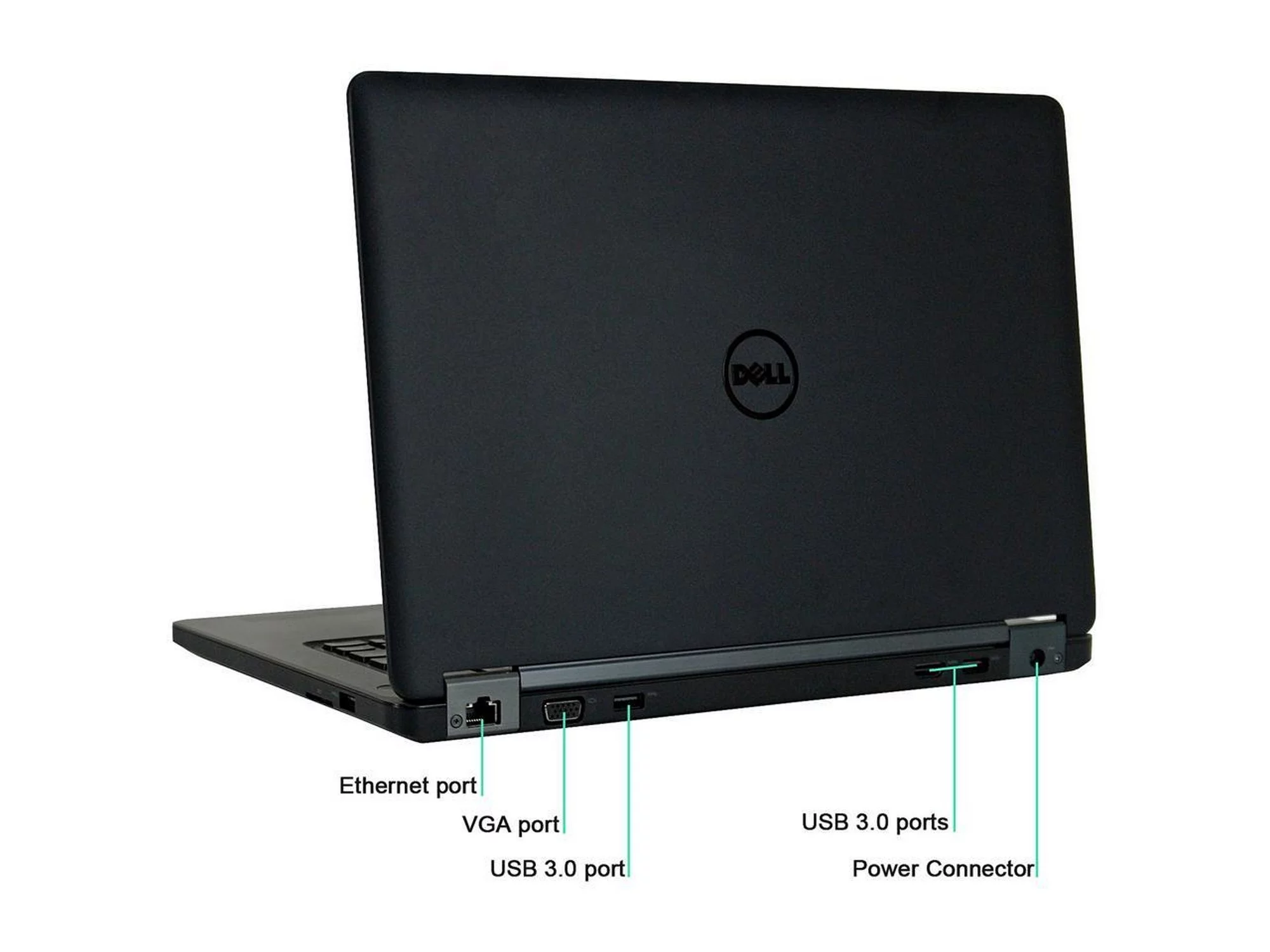 Dell Latitude E5450 Laptop Computer, 2.90 GHz Intel i7 Dual Core Gen 5, 16GB DDR3 RAM, 500GB Hard Disk Drive (HDD) SATA Hard Drive, Windows 10 Home 64Bit, 14
