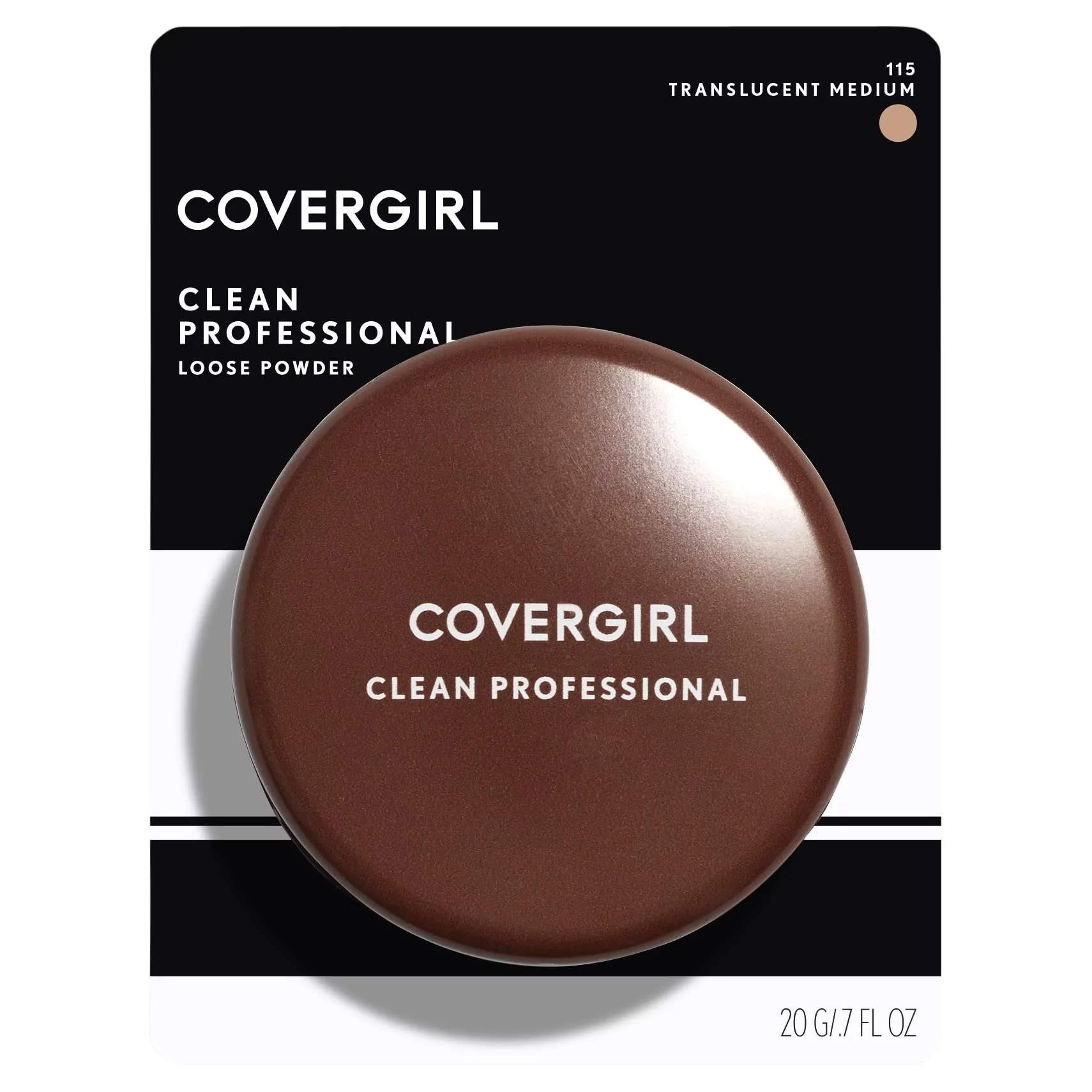 Flawless Finish: Covergirl Professional Face Powder - Translucent Medium (115), 0.7 Ounce (Pack Of 1)