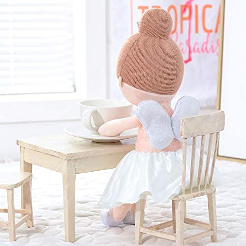 Gloveleya Baby Girl Gift First Baby Doll Plush Doll Print Sunflowers