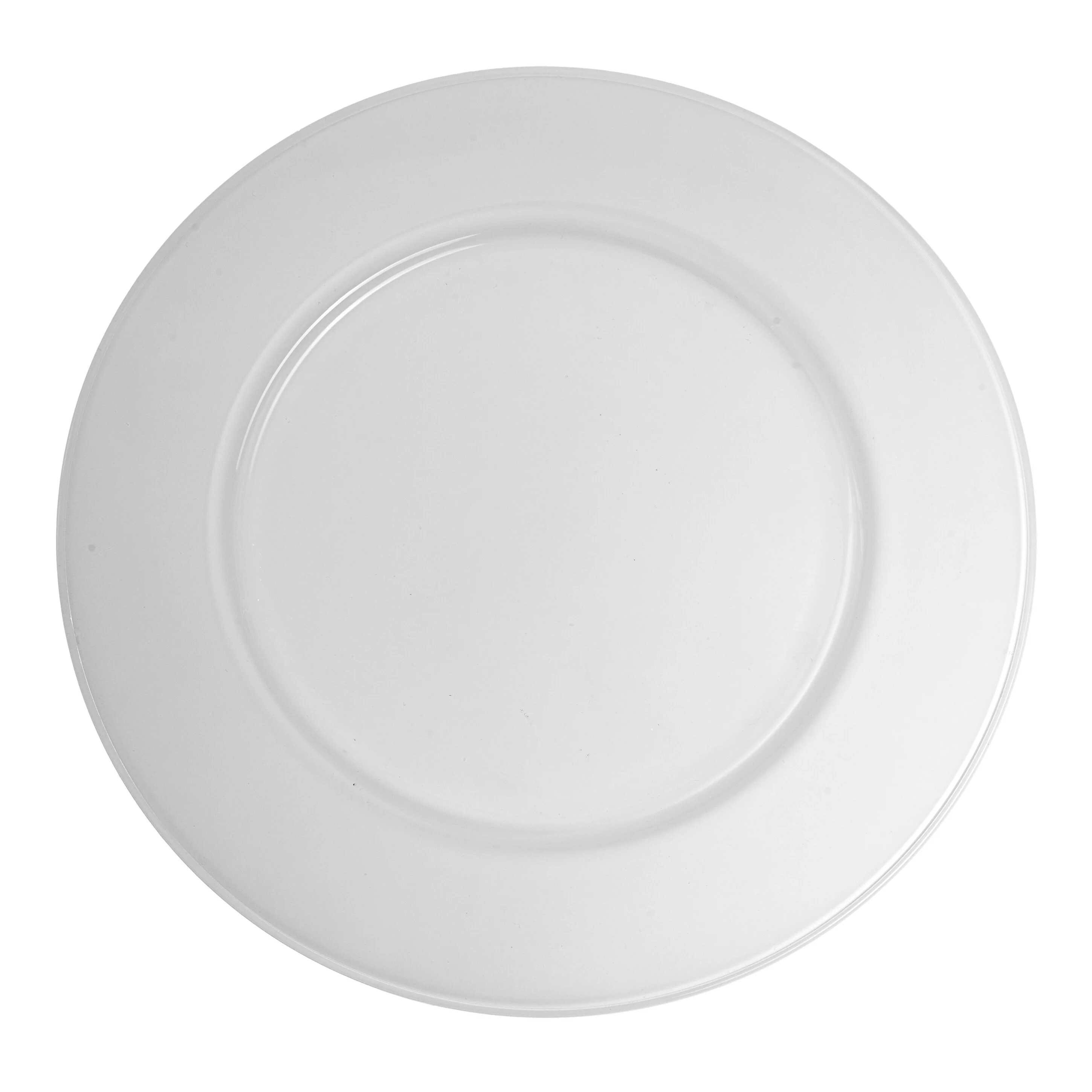 Majestic Gifts Inc.  Glass Charger-Plates - Opal-12.5