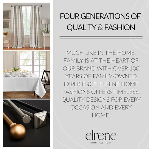 Elrene Home Fashions Poinsettia Elegance Jacquard Holiday Table Runner, 13