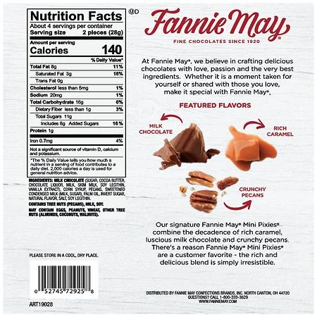 Fannie May Mini Pixies Bag 4.0 oz Pack of 2