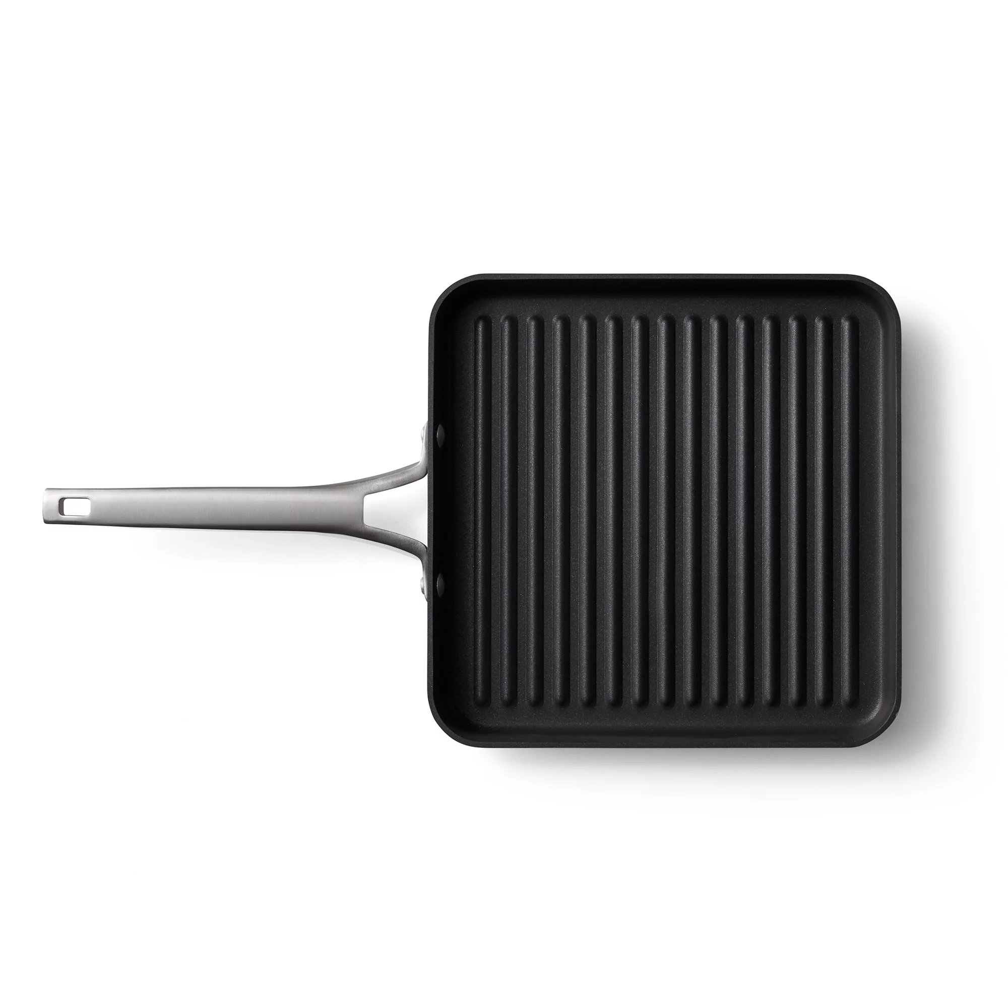 Calphalon Premier Hard-Anodized Nonstick 11-Inch Square Grill Pan, Black