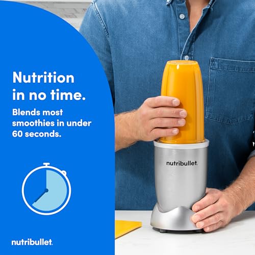 NutriBullet NB9-1301B Pro 13 Pcs Cobalt Blue, 900W Food Blender