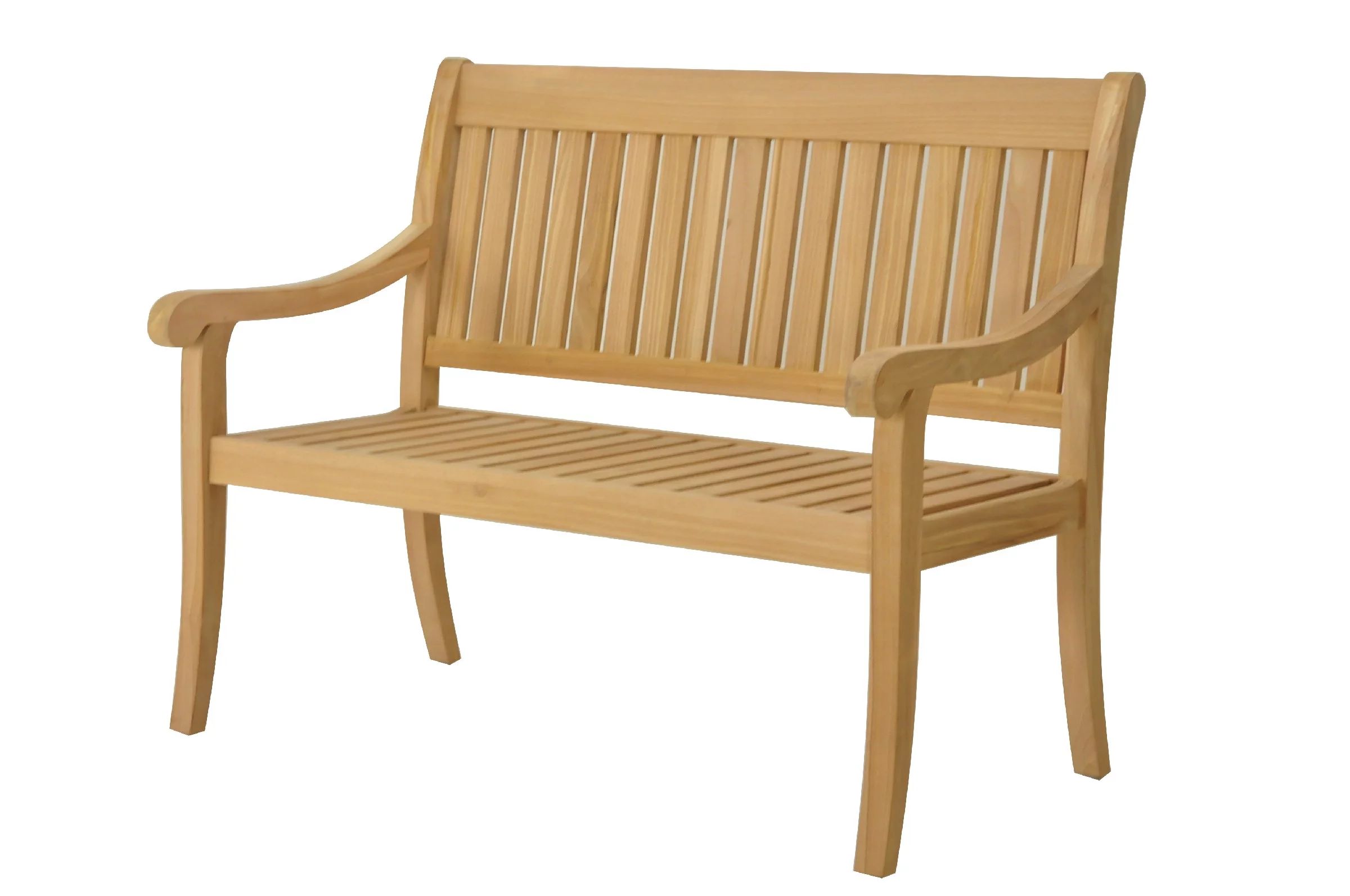 Marvel 4 Feet Bench Grade A Teak Wood Luxurious Outdoor Garden Patio