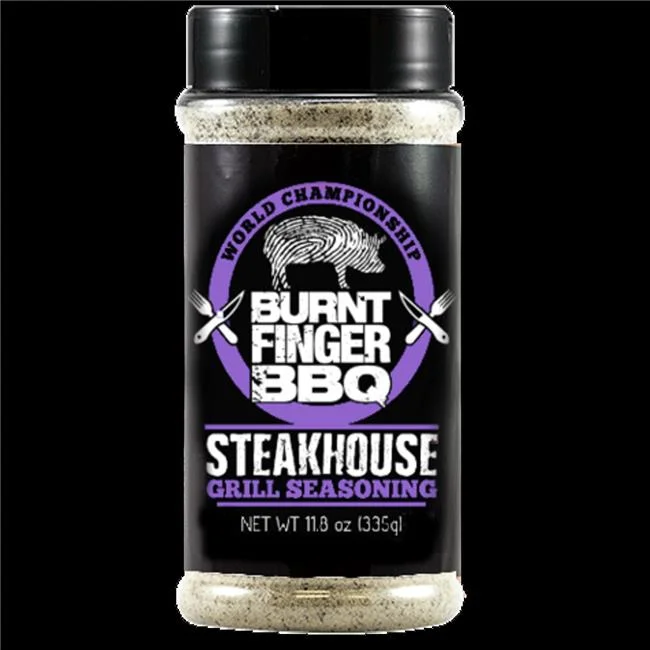 11.8 oz Burnt Finger BBQ Steakhouse Grill Seasoning