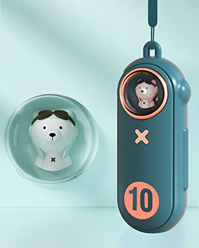 Portable Hand Warmer Electric Fast Warming Up Power Bank, 10000mAh Rechargeable Hand Warming 4 Heat Levels Double-Sided Heating, Cute Pocket USB Handwarmer for Outdoors Hunting Camping