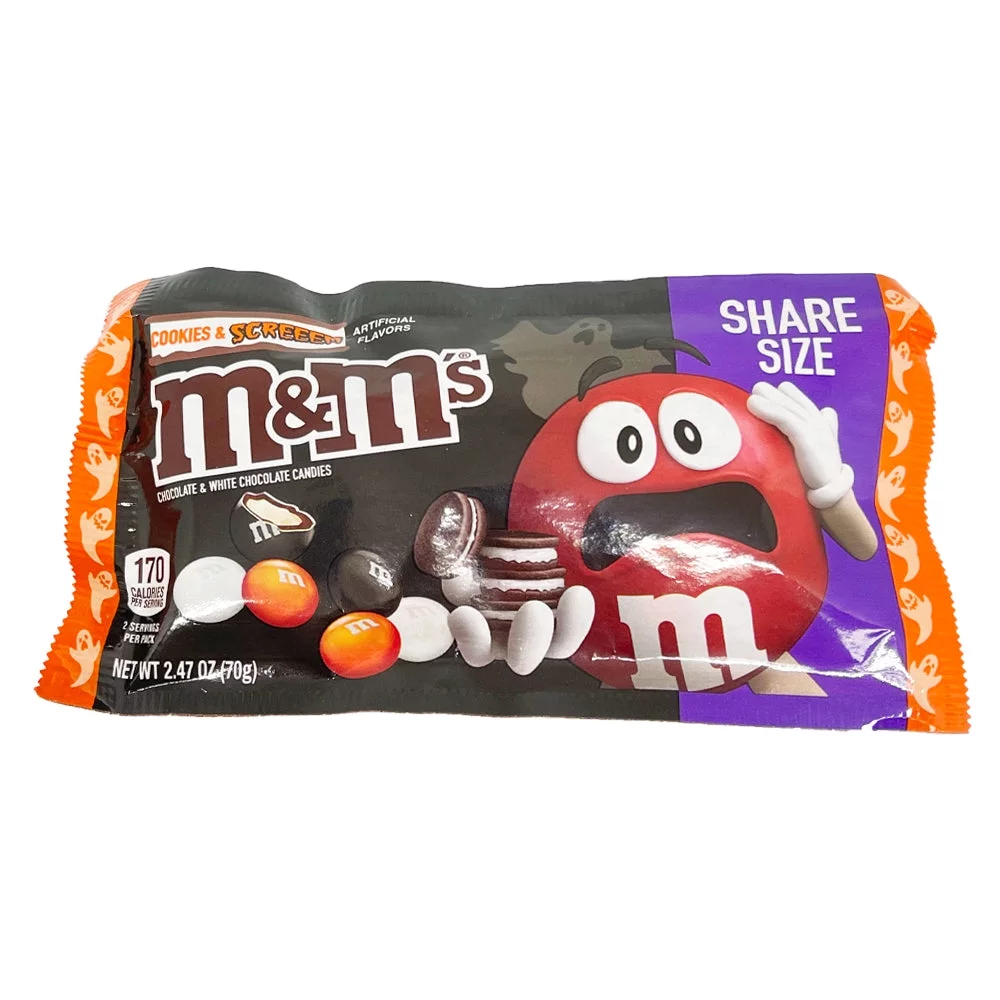 Halloween M&M Cookies and Screeem 2.47 oz. Share Size
