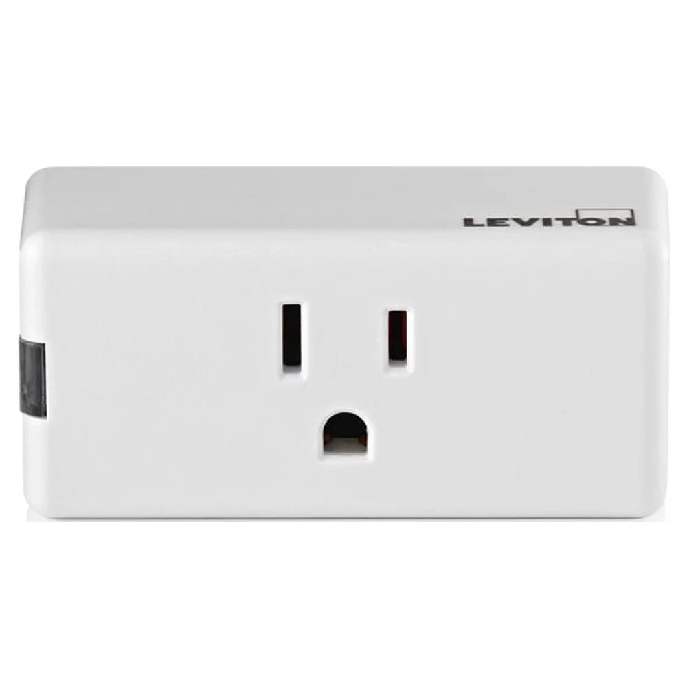 Leviton D215P-1RW Decora Smart Grounded Wi-Fi Mini Plug-In, White