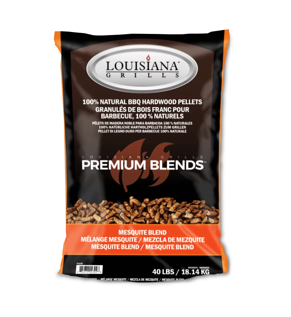 Louisiana Grills 55408 Tangy Tex Mex Maple Texas Mesquite Pellets, 40 Pound