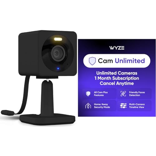WYZE Cam OG Indoor/Outdoor 1080p WI-Fi Smart Home Security Camera with Color Night Vision, Built-in Spotlight, Motion Detection, 2-Way Audio, Compatible with Alexa & Google Assistant, White (2-Pack)