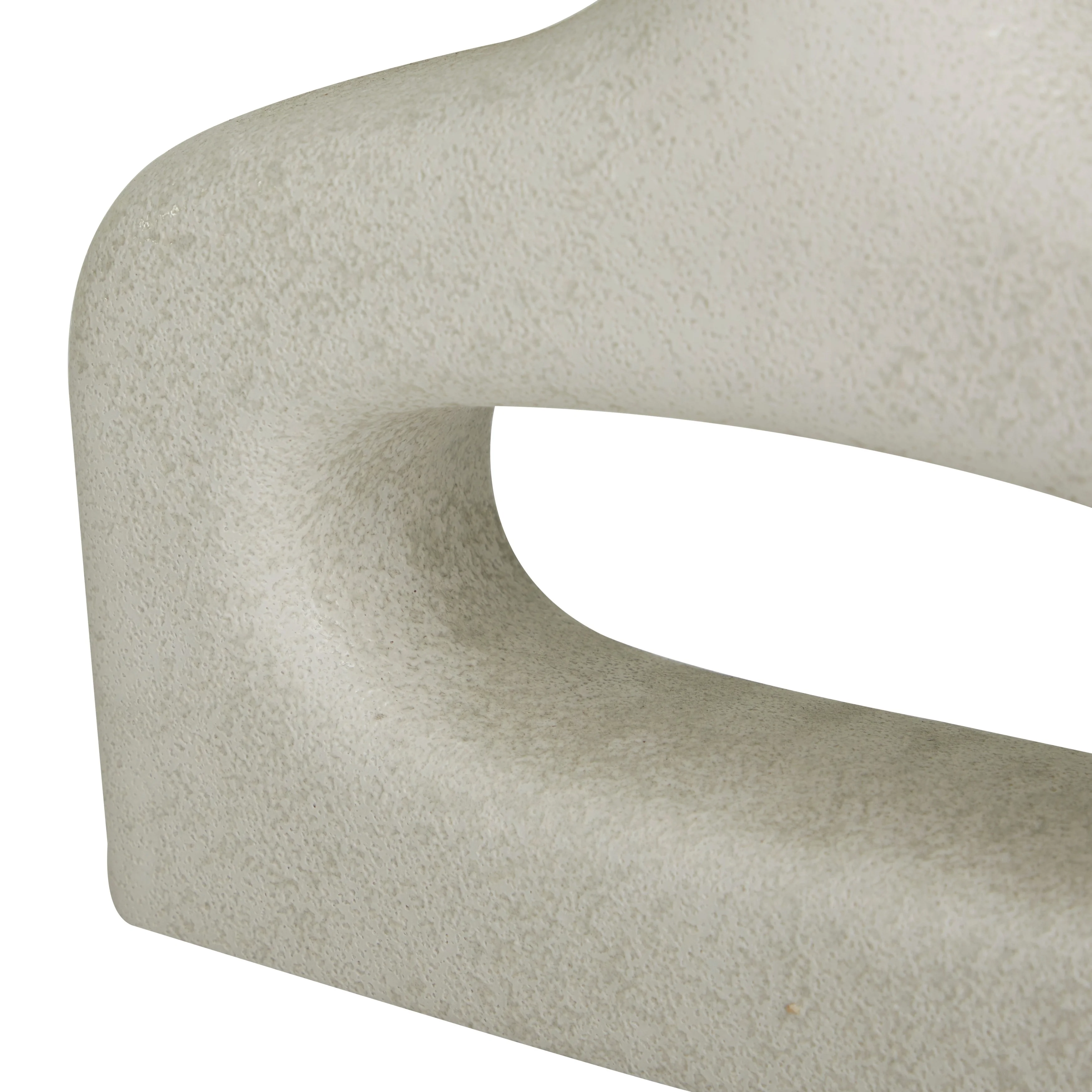 CosmoLiving by Cosmopolitan  Ceramic Round Donut Shaped Vase (Set of 2) White