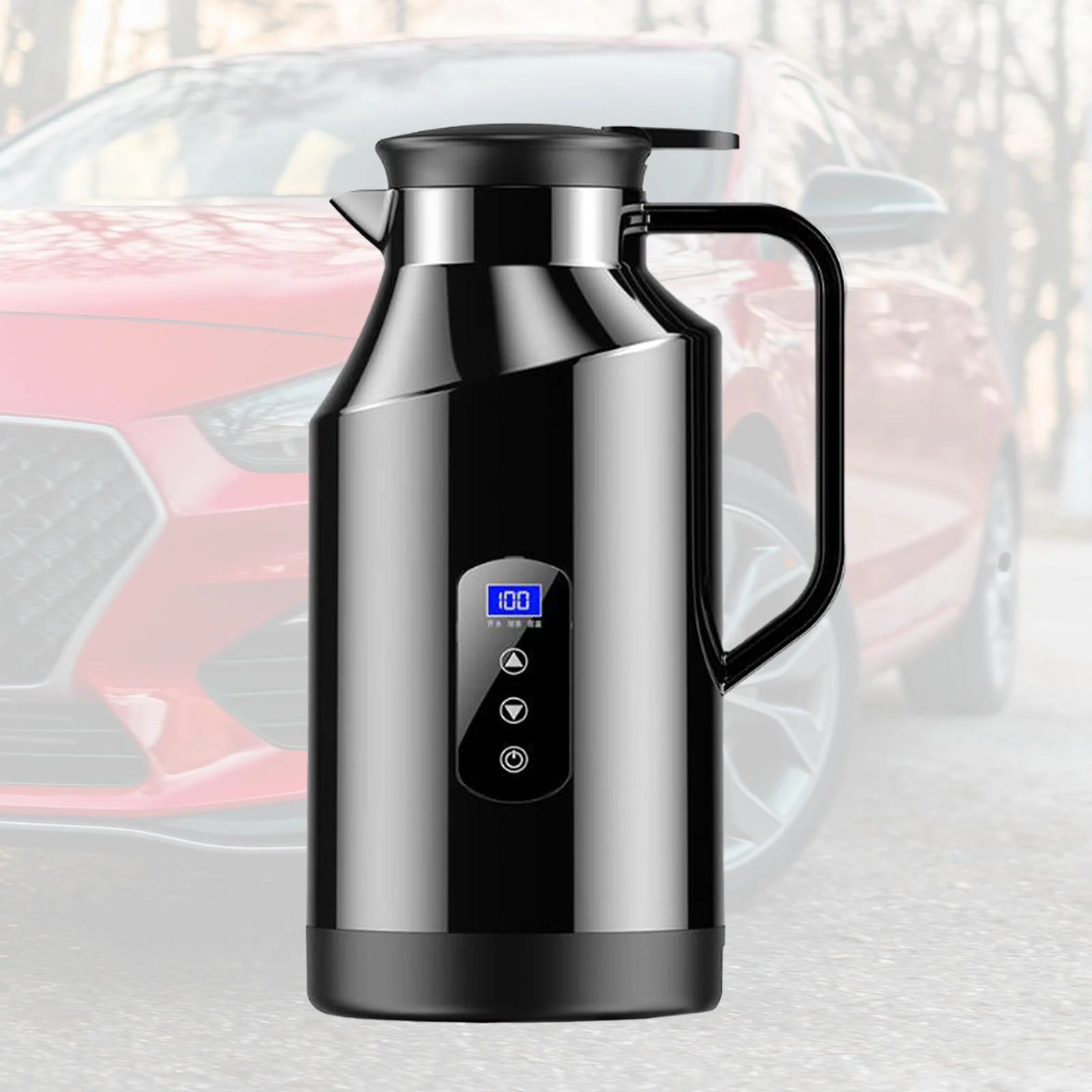 Truck Electric Kettle,Car Kettle Boiler 12V 24V Truck Electric Kettle,1200ml Car Heating Travel Cup Travel Portable,Stainless Steel Mug Car Coffee Mugs Warme,Electric Heating Home and Cars