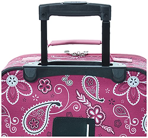 Rockland Fashion Expandable Softside Upright Luggage Set, Charcoal, 2-Piece (14/19)