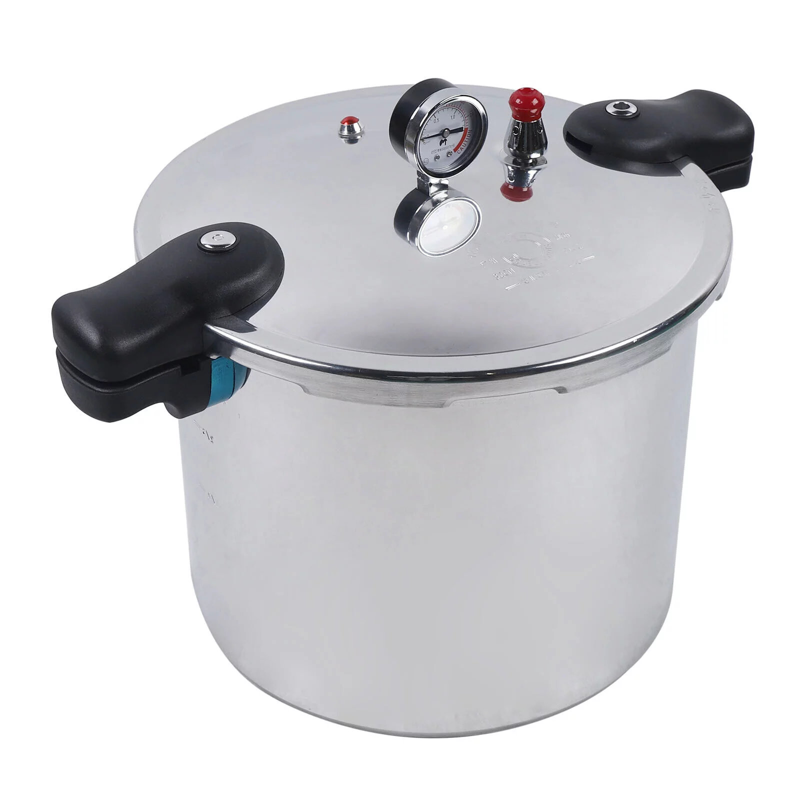 MIDUO Aluminium Pressure Cooker  22L Fast Cooking Gas Stoves Cooker 32cm Cooker Preserver with Steam Guage