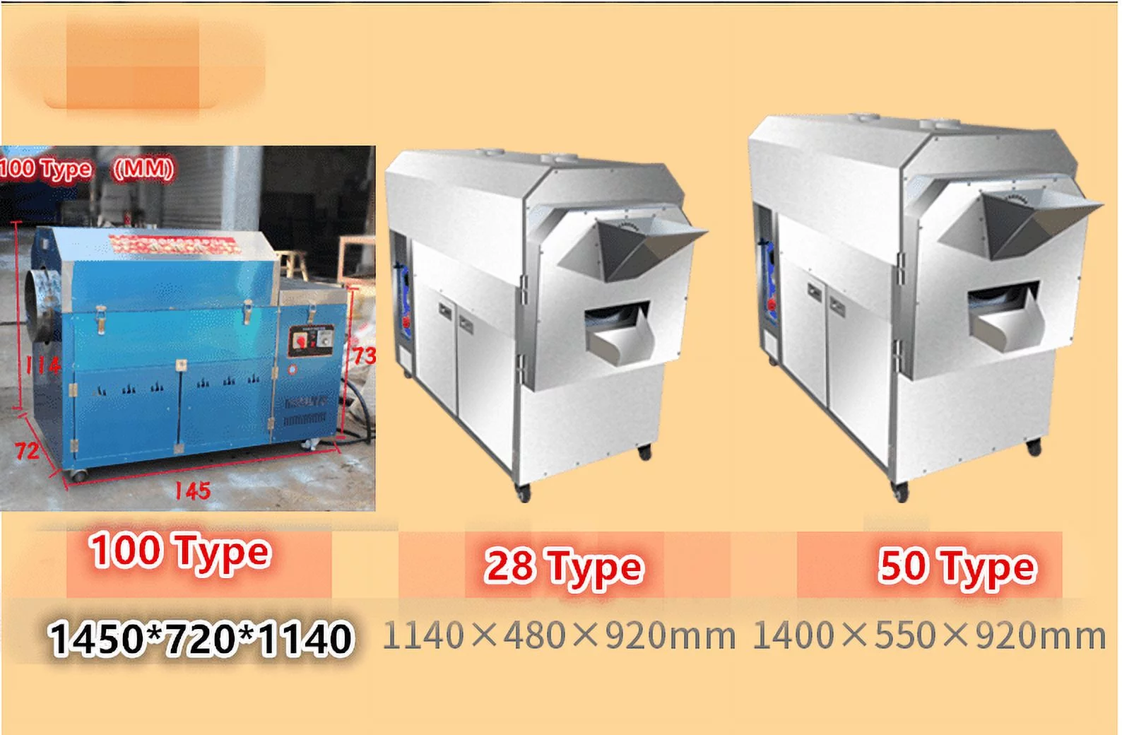 Coffee Roaster Nuts Bean Roasting Machine Commercial COF28