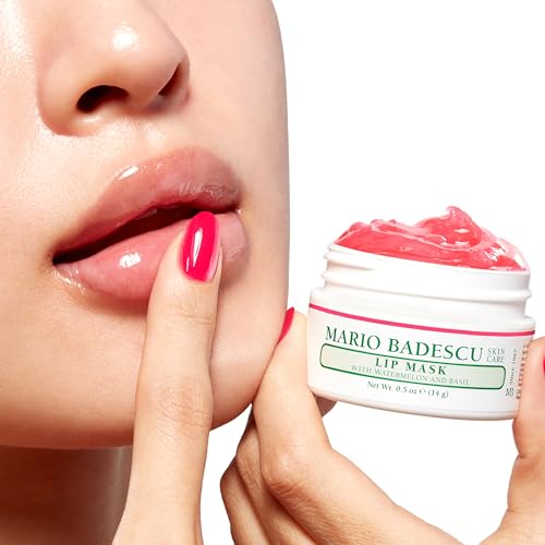Mario Badescu Lip Mask, Overnight Lip Treatment Enriched With Skin Softening Coconut Oil and Hydrating Shea Butter