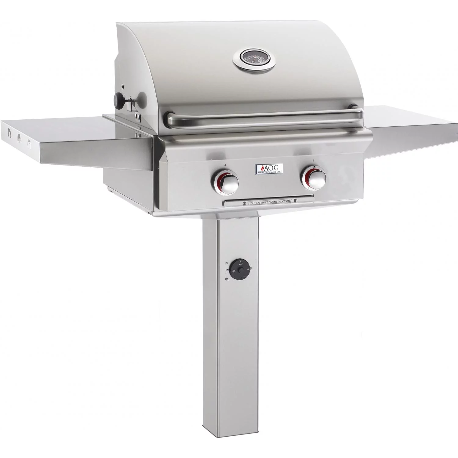 American Outdoor Grill 24NGT-00SP T-Series 24 Inch Natural Gas Grill On In-Ground Post