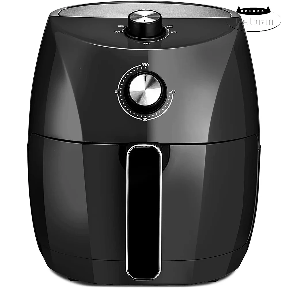 Manual Air Fryer, Faster Pre-Heat, No-Oil Frying