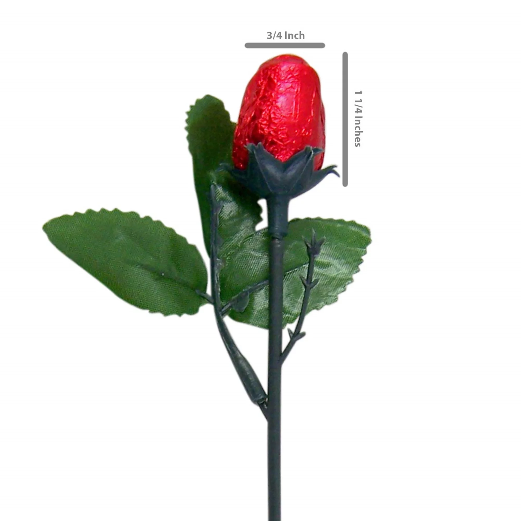 Valentines Day One Dozen Belgian Milk Chocolate Roses in Gift Box