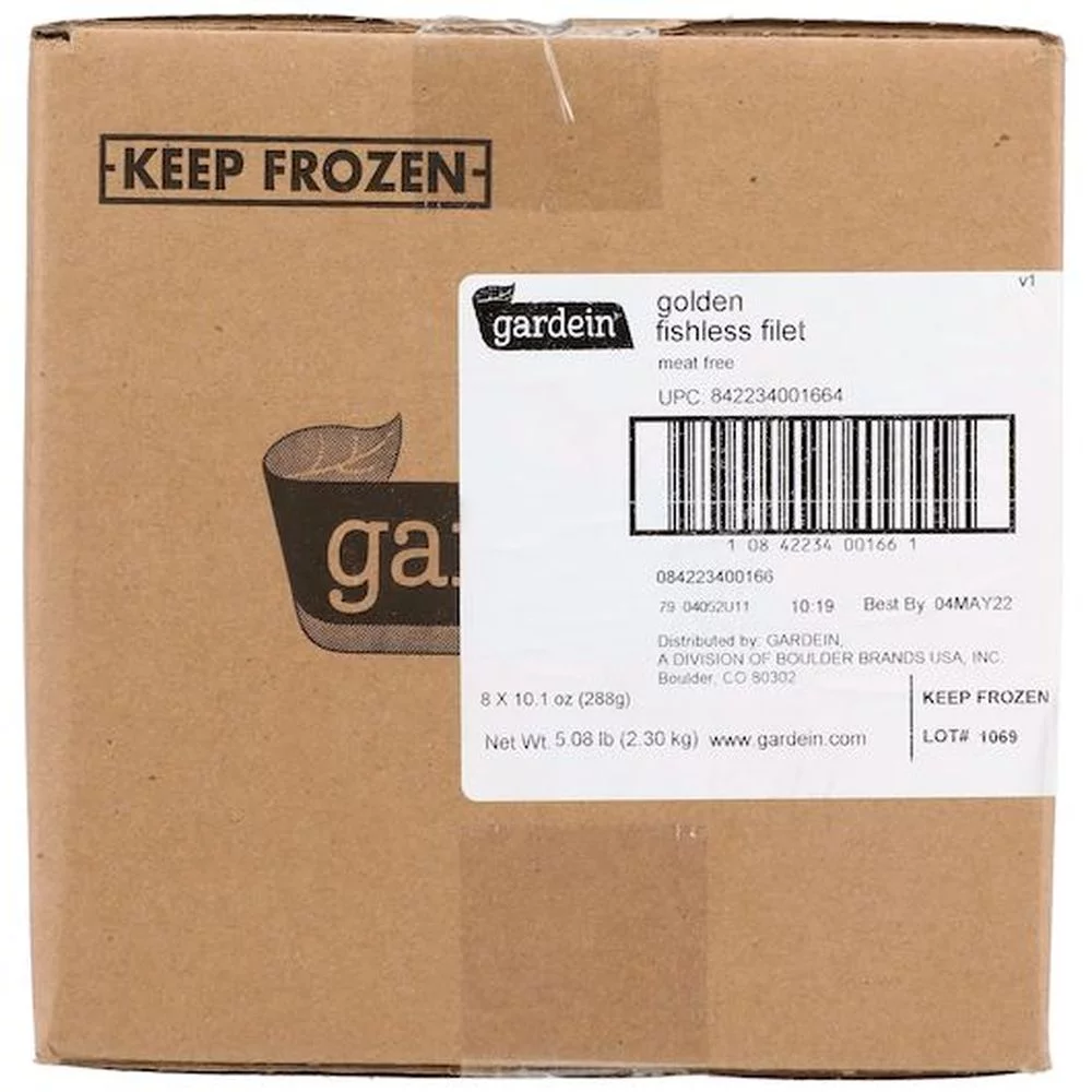Gardein Golden Fishless Filets, 10.1 Ounce -- 8 per case