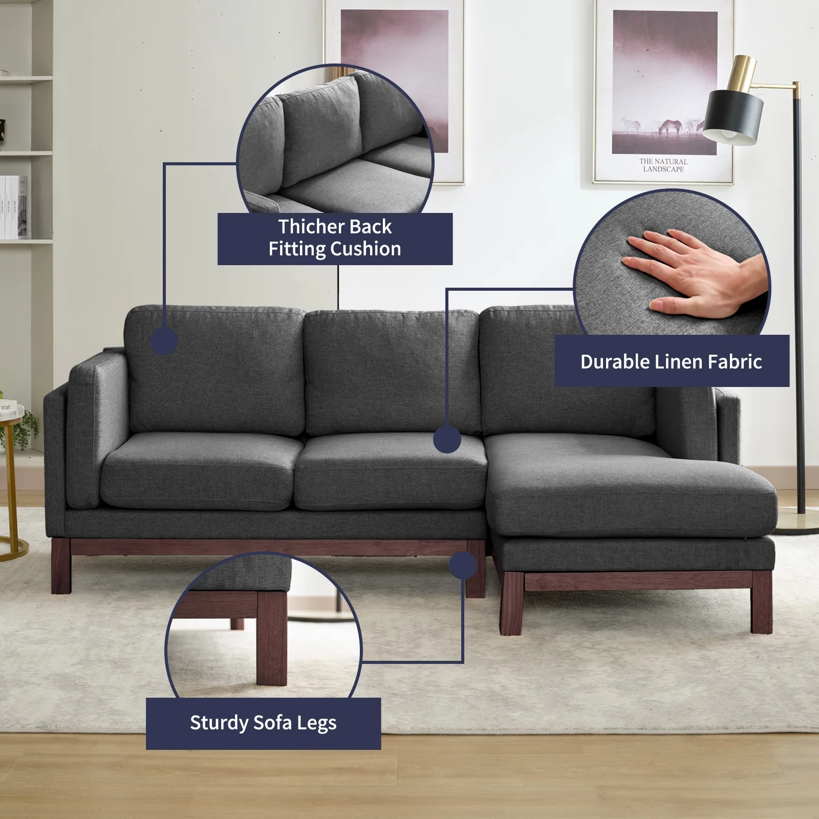 ijuicy Sectional Sofa 84