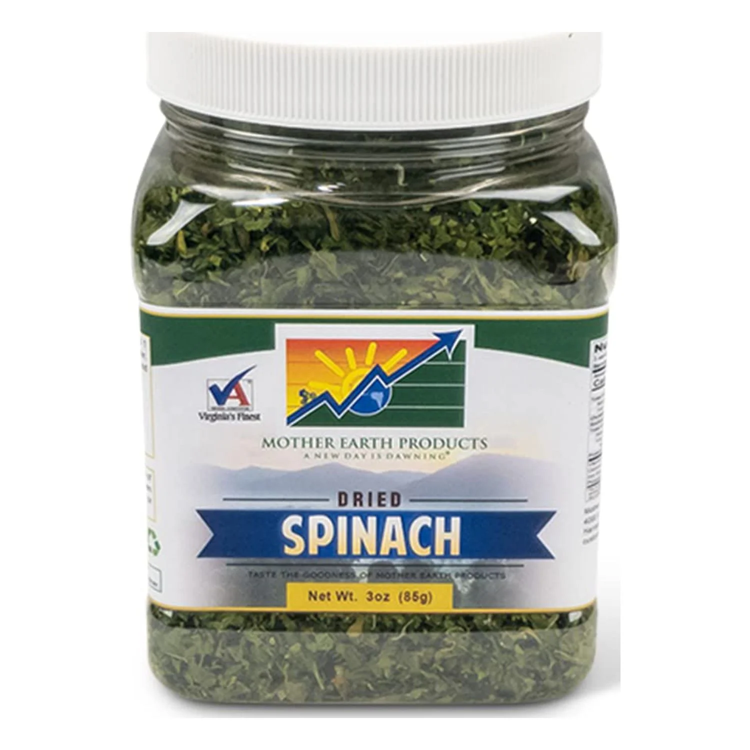 Mother Earth Products Dehydrated Spinach Jar