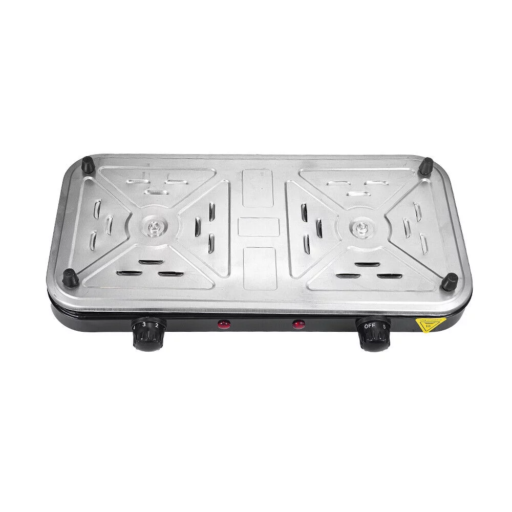 G · PEH Hot Plate Kitchen Double-burner Electric Stove Multi-turn Heating Tubes Double Multifunction Temperature Control 220v2000W