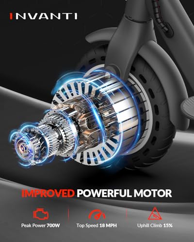 E30 Electric Scooter with Smart APP, 19.9 Miles Range & 18 MPH, 350W Motor, 8.5