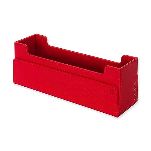 Vault X Trading Card Storage Box, Premium Exo-Tec Material, Detachable Magnetic Lid, Dividers & Foam Fillers, Organise Deck Boxes, Toploaders, Sleeved Cards, for Collectible Games, Sports, TCG (Blue)