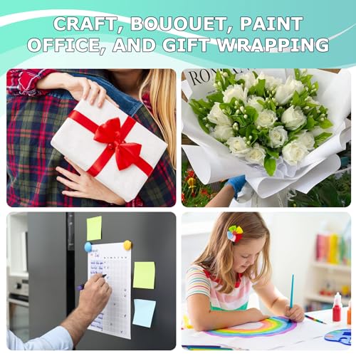 Vanhench Black Wrapping Paper, 17.5