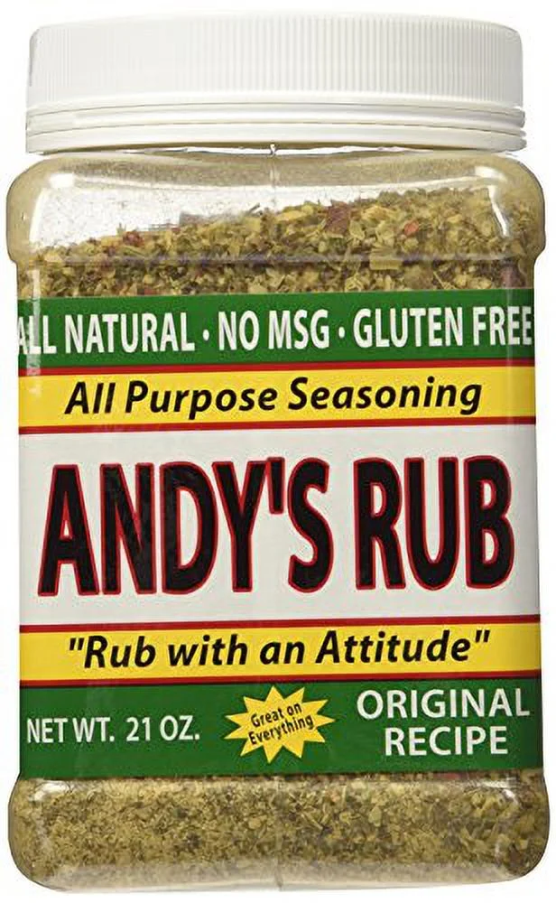 Andy's Rub, an All Natural Rub with Attitude, 21 oz.