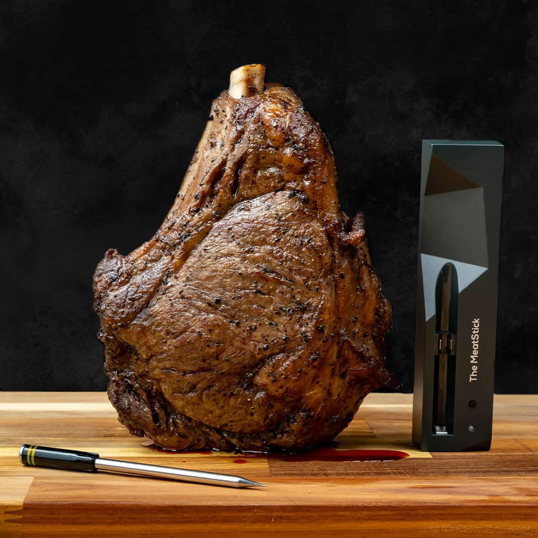 MeatStick Set | Wireless Meat Thermometer with Bluetooth | for BBQ, Kitchen, Smoker, Air Fryer, Deep Frying, Oven, Sous Vide, Grill, Rotisserie | Limited Range