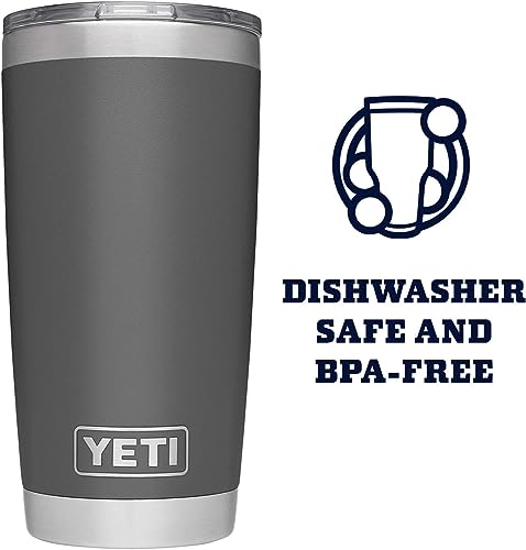 YETI Rambler 20 oz Stainless Steel Vacuum Insulated Tumbler w/MagSlider Lid