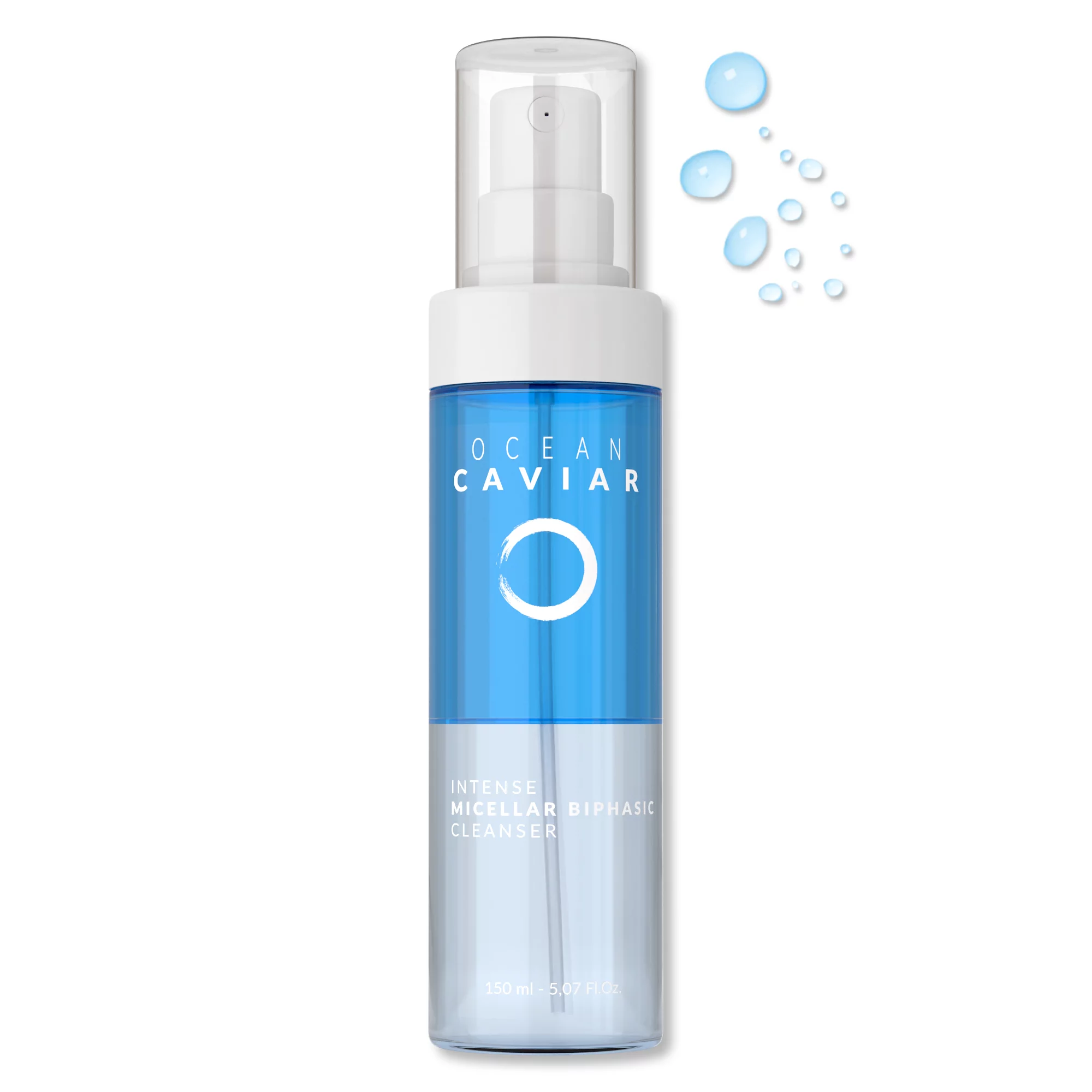 Noche Y Dia Ocean Intense Cleanser - Hydrating Makeup Remover with Micellar Water and Glycerin for Dry Skin - 150mL (5.07 fl oz)