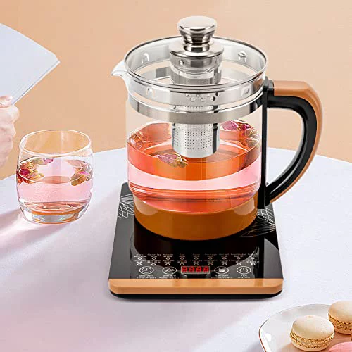 OUKANING 1.8L Electric Kettle Water Boiling Pot Automatic Heating Cold Boiling Pot Kitchen Tea Pot Household Cook Ware