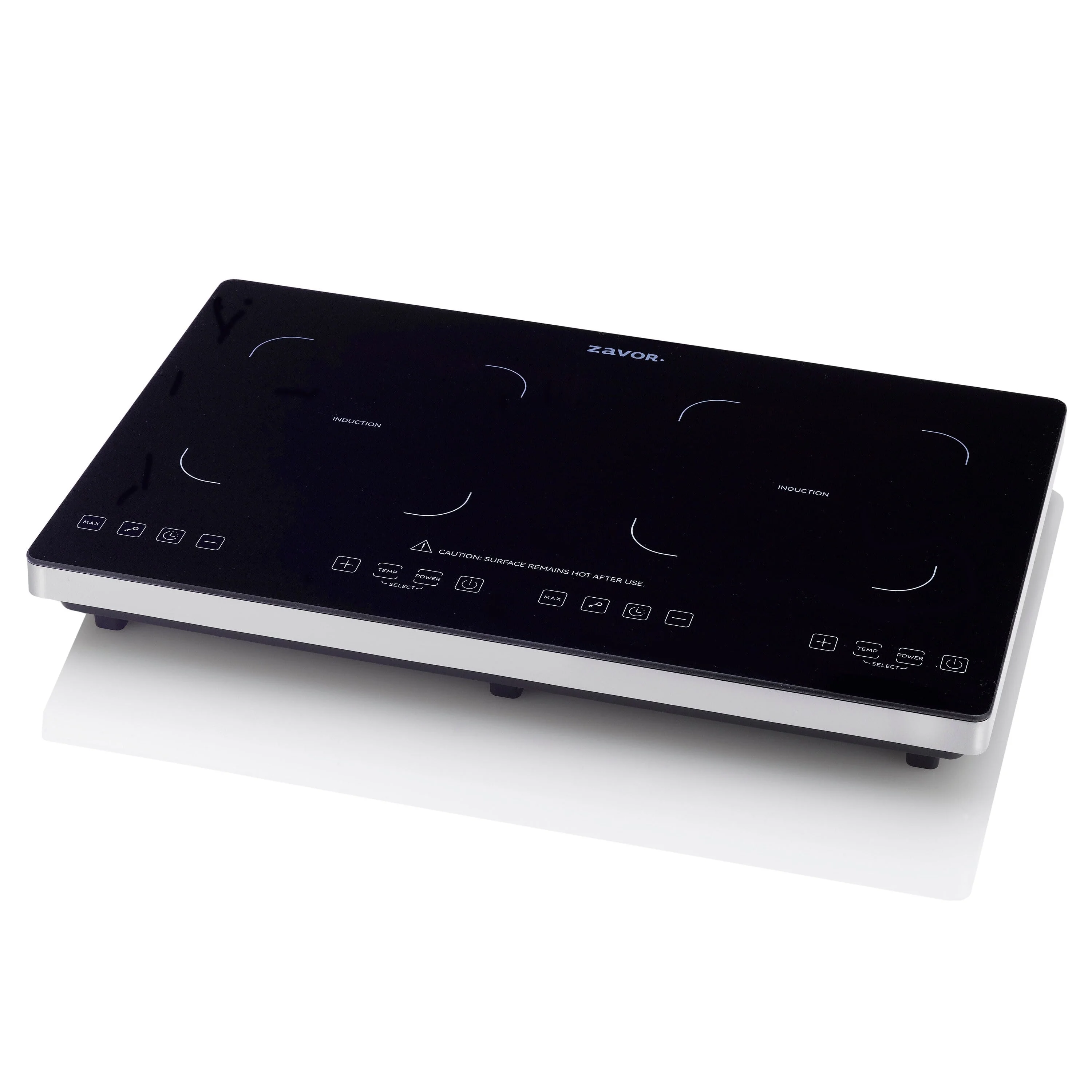 Zavor G2 1800 W Portable Double Induction Cooktop with easy-to-use interface