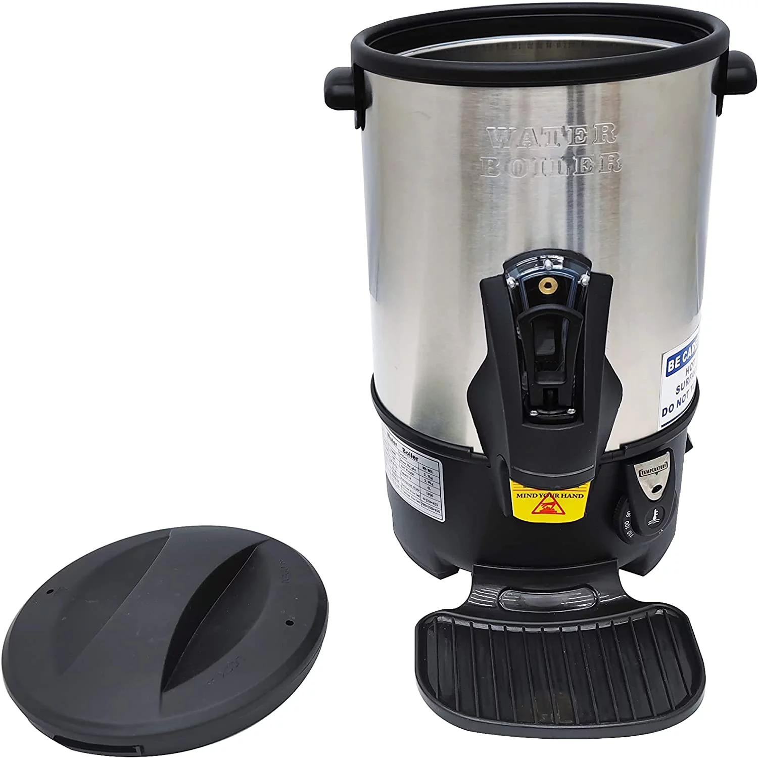 INTSUPERMAI Electric Hot Pot Kettle Hot Water Dispenser Water Boiler Heater 6L Stainless Steel with Faucet Tap