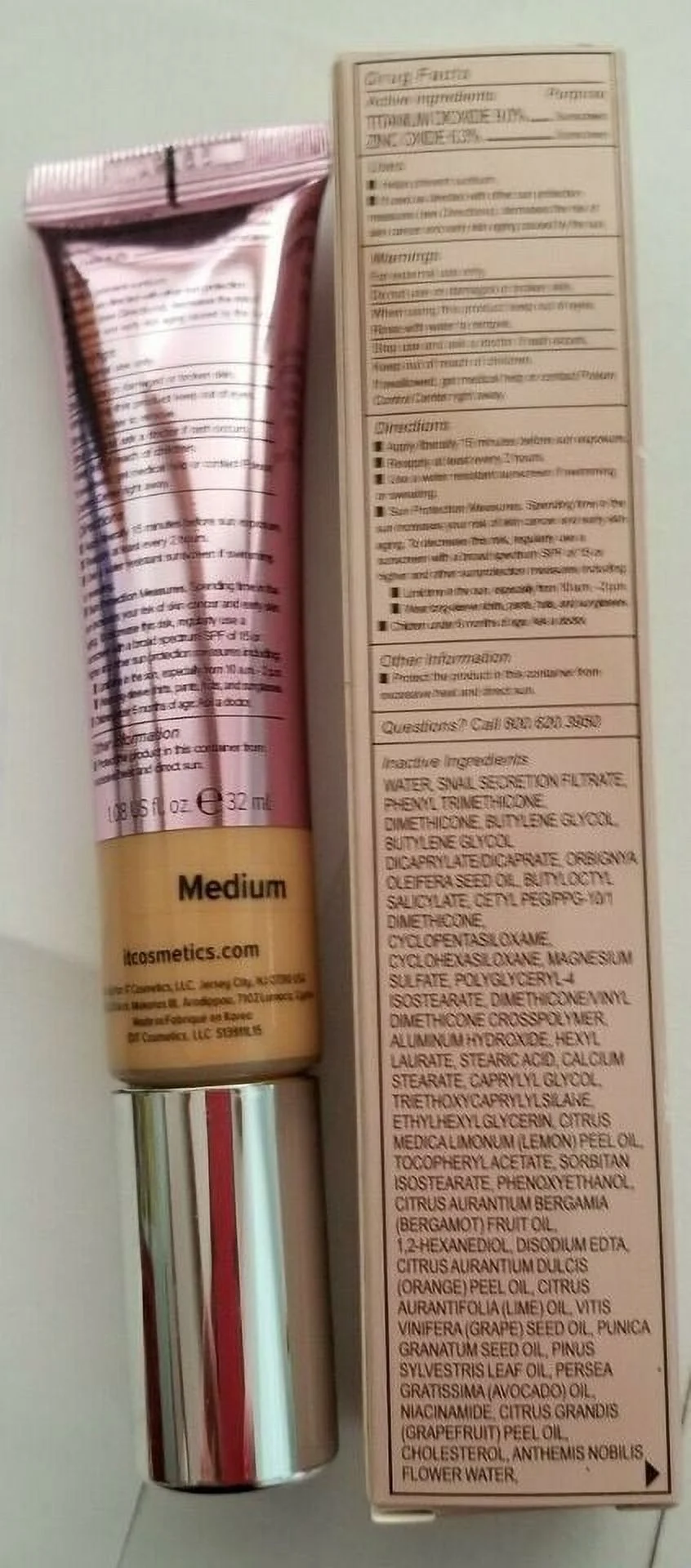 Your Skin But Better CC+ Cream SPF 50+ Full Size 1.08 oz MEDIUM