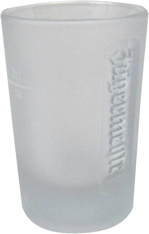 Jager Jagermeister Shot Glasses Frosted Set Of Four (4) 2.5 Inches Tall Jager Bomb