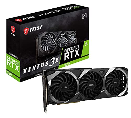 MSI Gaming GeForce RTX 3080 Ti Gaming X Trio 12G Computer Gaming Graphics Card 12GB GDRR6X 320-Bit HDMI/DP Nvlink Torx Fan 3 Ampere Architecture OC, NVIDIA GPU Video Cards for Gaming PC (Renewed)