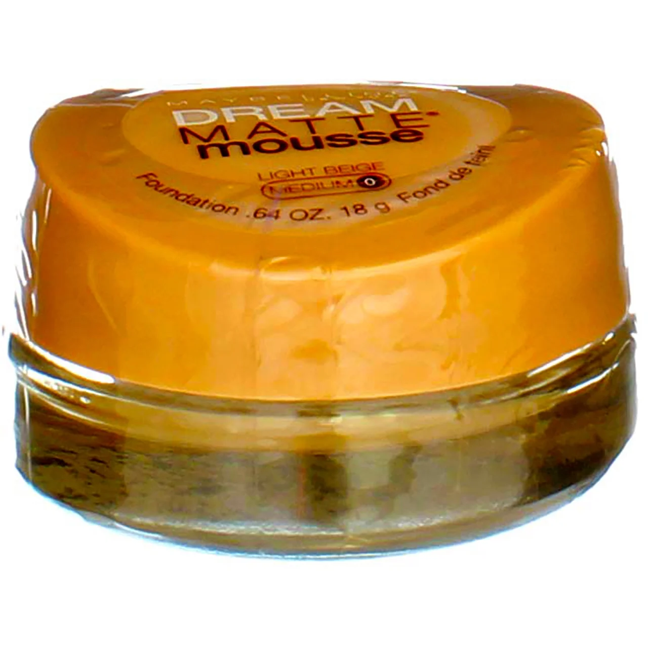 Maybelline Dream Matte Mousse Foundation, Light Beige [0], 0.64 oz (Pack of 2)