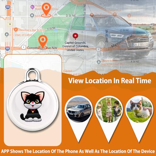 2025 New Model GPS Tracker for Vehicles-Global Coverage GPS Tracking Device for Car/Kids/Dogs,No Subscription Required/No Monthly Fee/No SIM Card Required