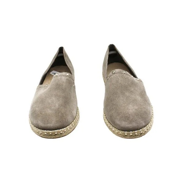 Anne Klein Womens Kaily Espadrille Flats DARK BEIGE